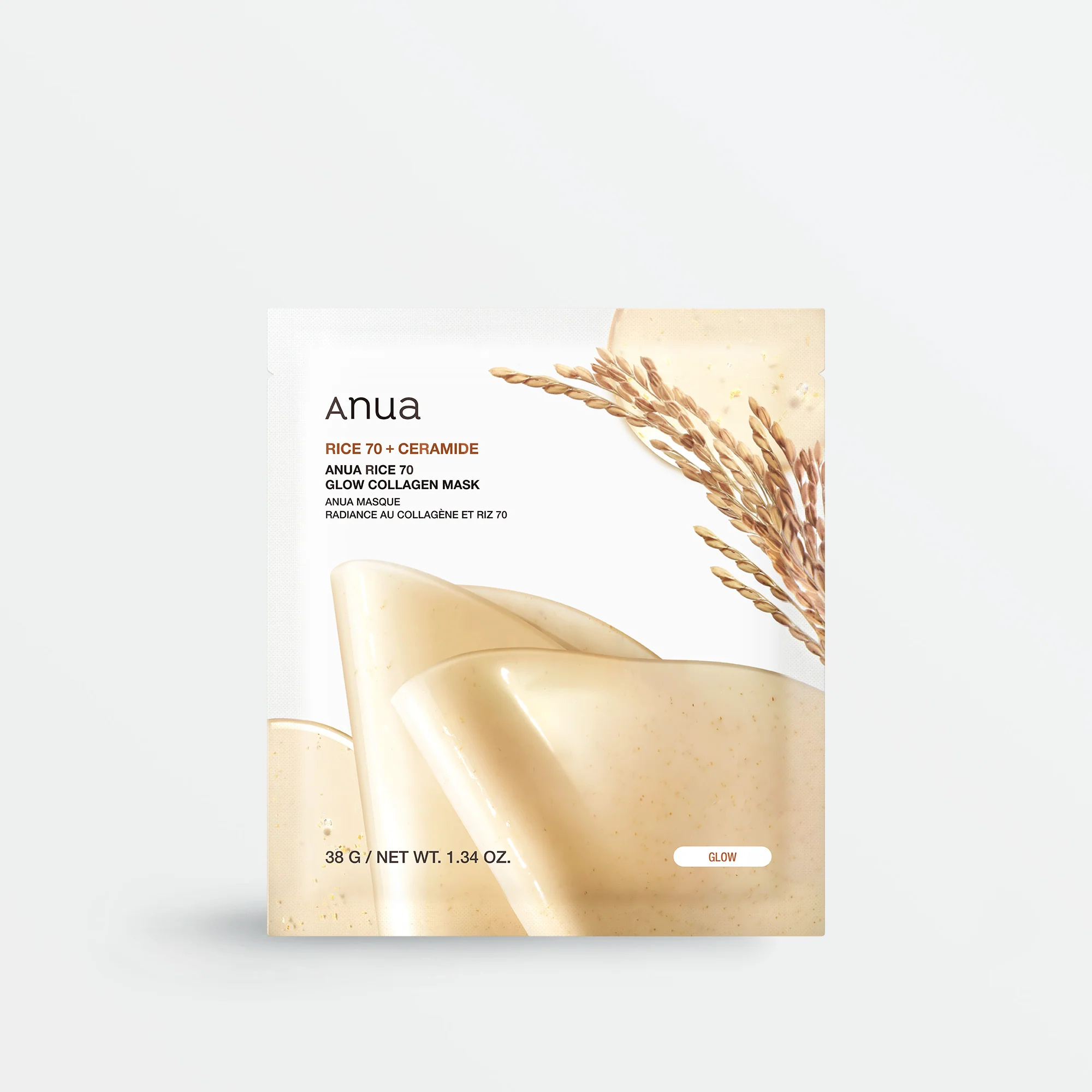 Rice 70 Glow Collagen Mask (4 pcs)