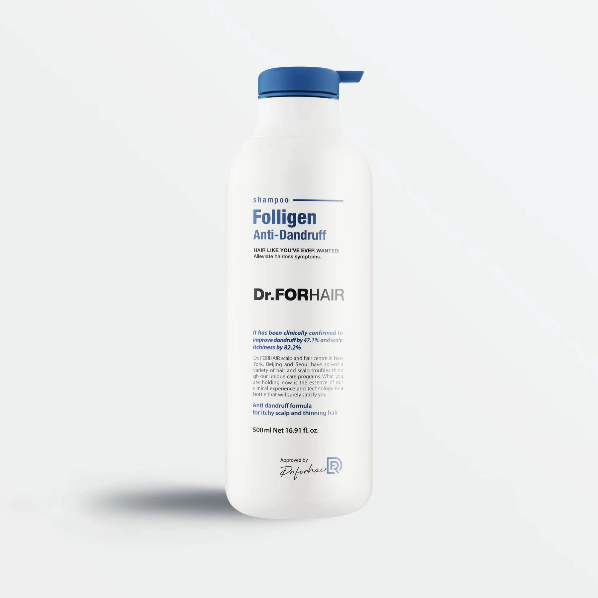 Folligen Anti-Dandruff Shampoo (500ml)