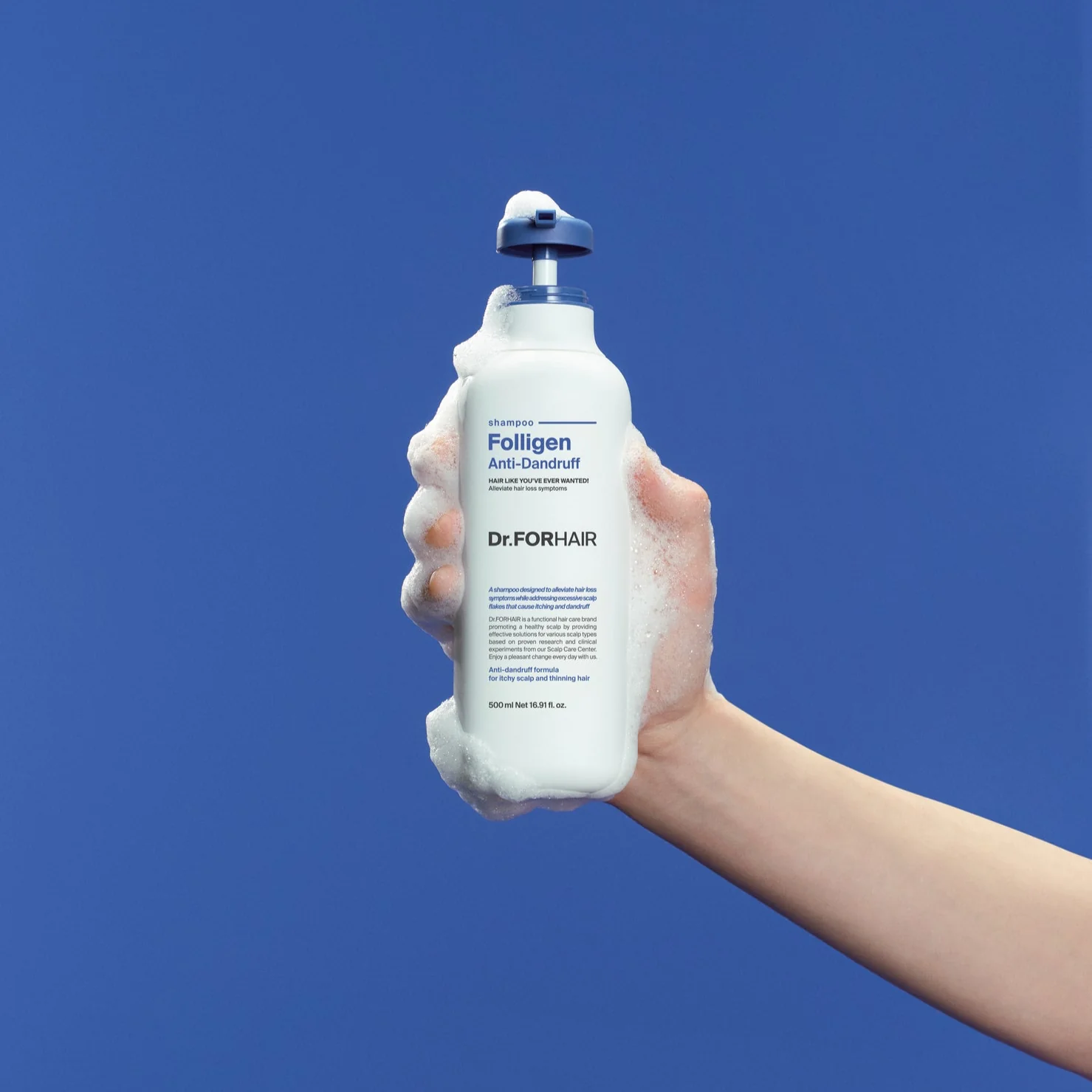 Folligen Anti-Dandruff Shampoo (500ml) - Image 3