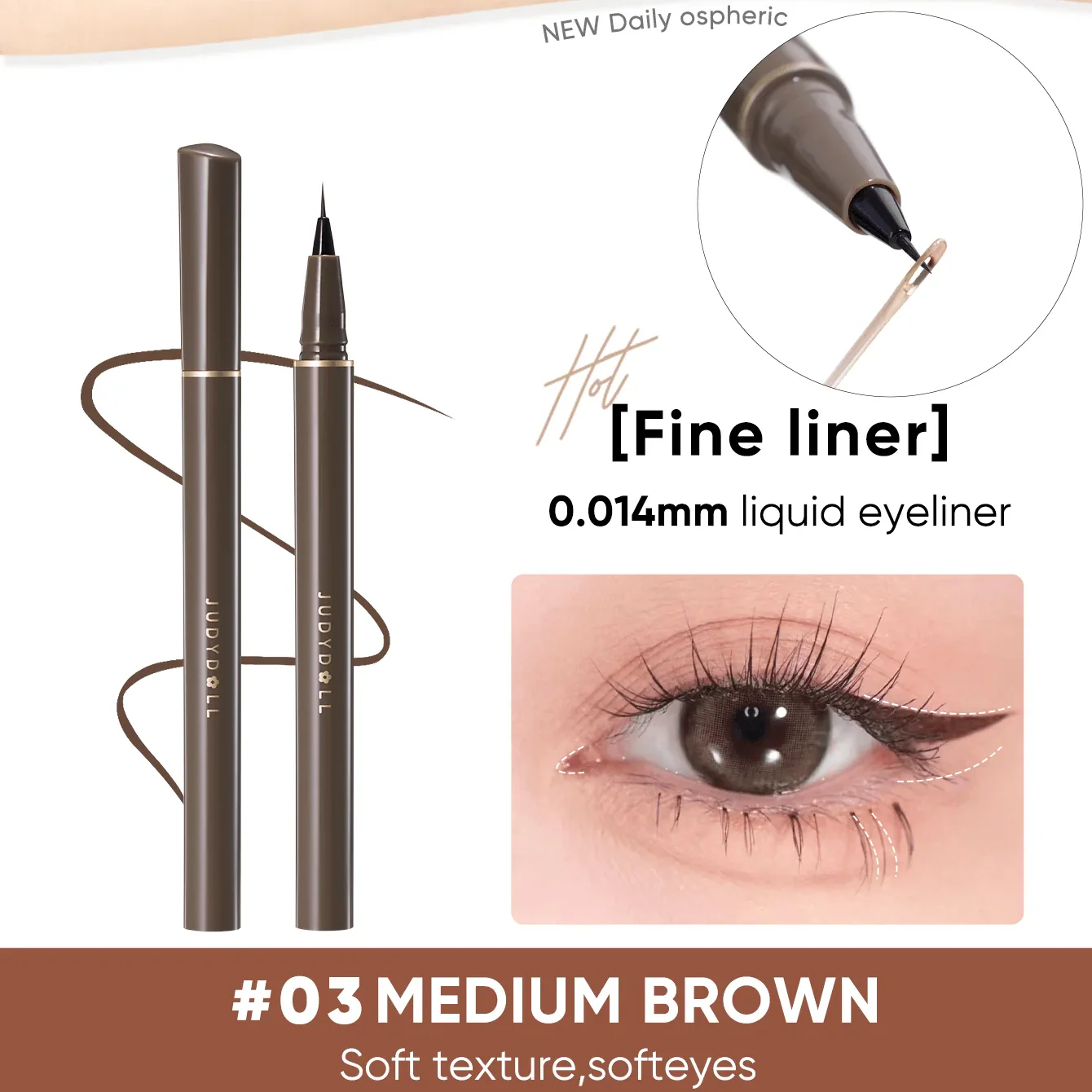 Slim Liquid Eyeliner - 5 Options - Image 8