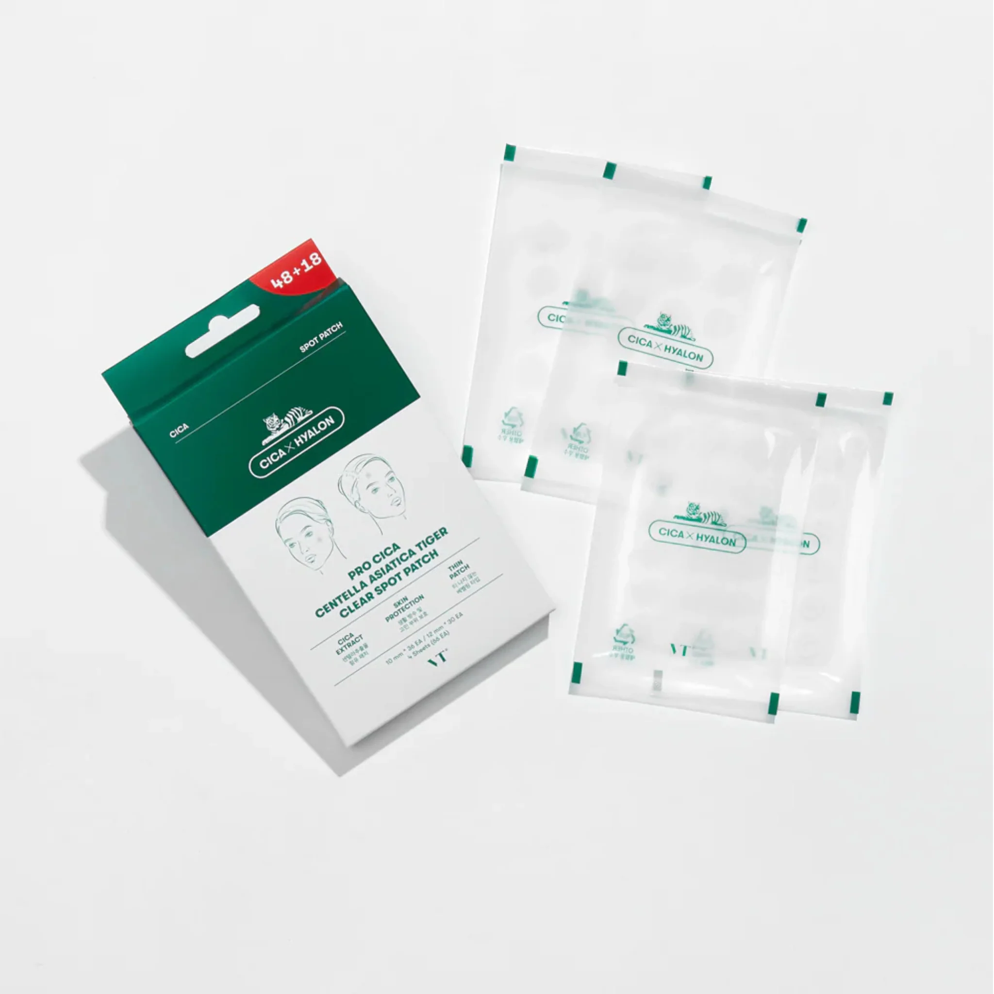 Pro Cica Centella Asiatica Tiger Clear Spot Patch (66 pcs) - Image 2